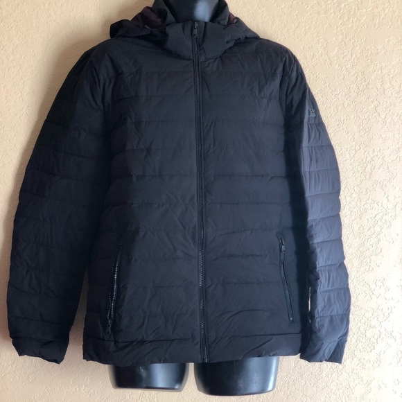 MICHAEL Michael Kors Mens Black Hooded Puff Jacket - Picture 9 of 12